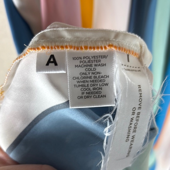 Loft > Multicolor Striped Sleeveless Halter Top Medium - Picture 8 of 11